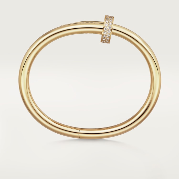 Cartier Juste un Clou bracelet, large model, diamonds - Image 6